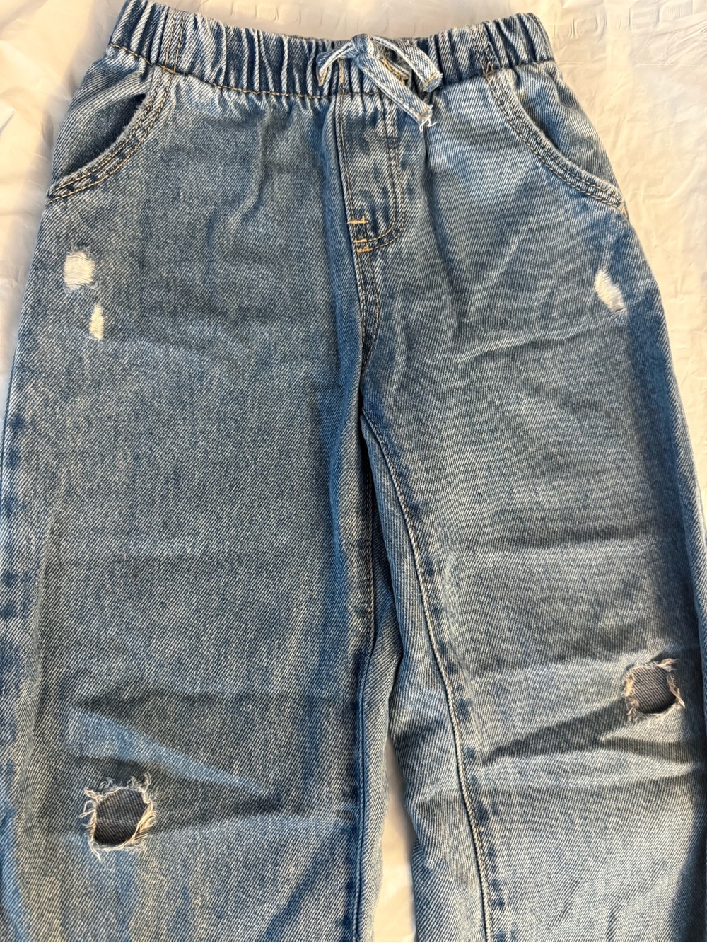 Zara Light Blue Distressed Kids Jeans